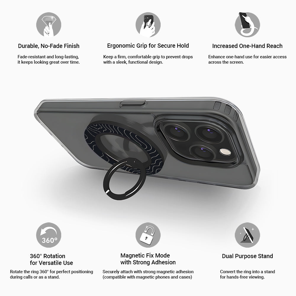 Midnight Contours - MagSafe • Ring Holder