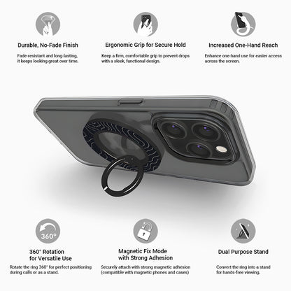 Midnight Contours - MagSafe • Ring Holder