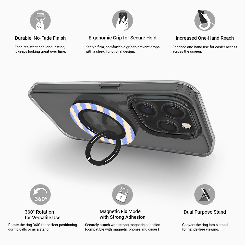 Coastal Ripple - MagSafe • Ring Holder