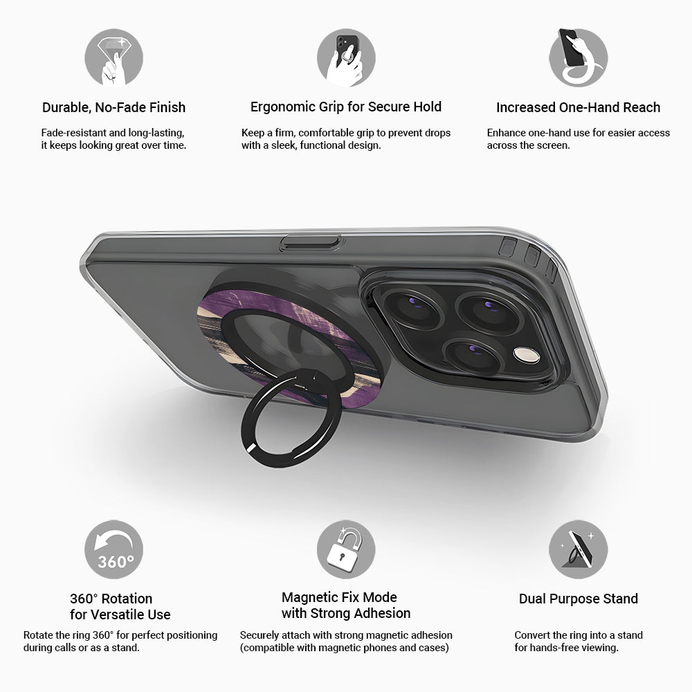 Violet Echoes - MagSafe • Ring Holder