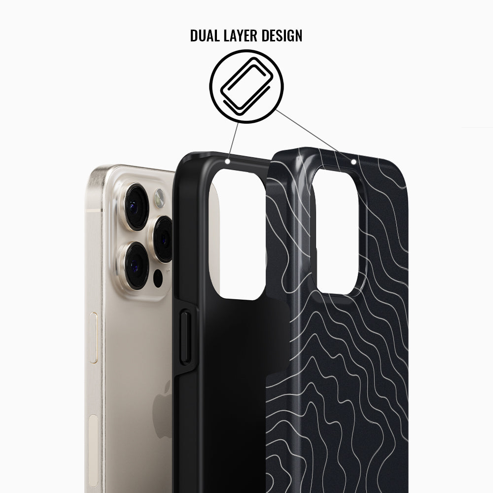 Midnight Contours - Phone Case • Tough