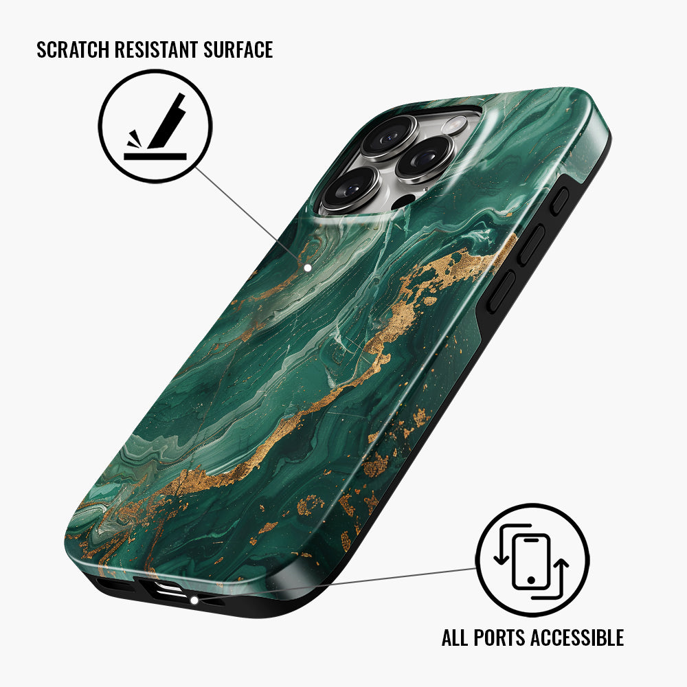 Emerald Luxe - Phone Case • Tough